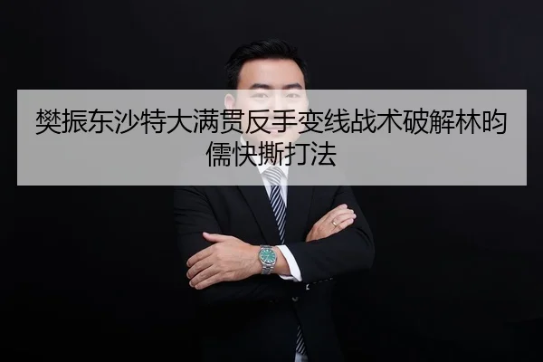 樊振东沙特大满贯反手变线战术破解林昀儒快撕打法